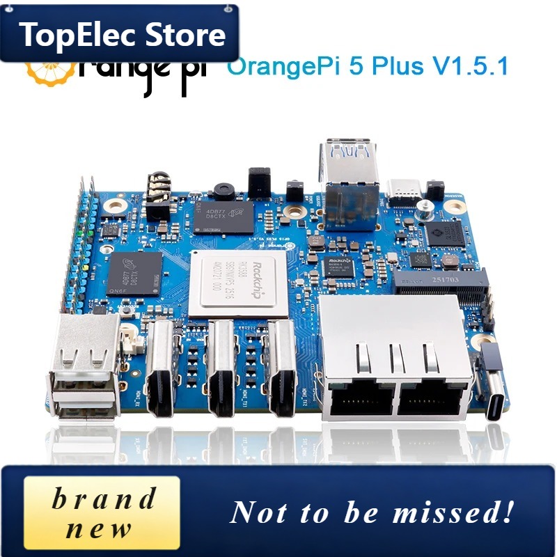 Rk3588 Mini Pc Board - TopElec Orange Pi5 Plus 16GB Komputer