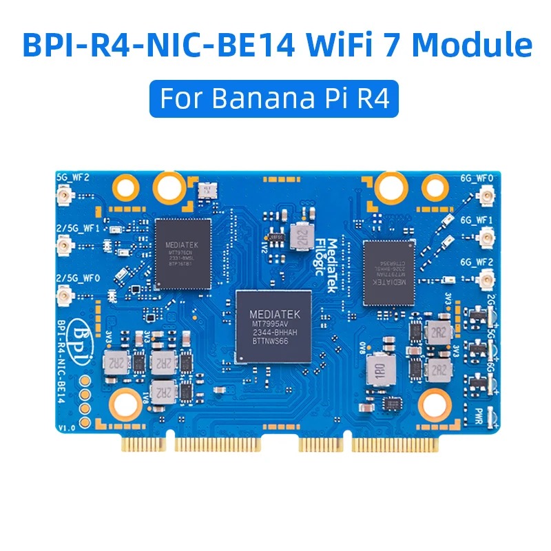 Moduł WiFi 7 BPI-R4 BPI-R4-NIC – Bananapi Bpi R4 Wifi 7 recenzja i cena